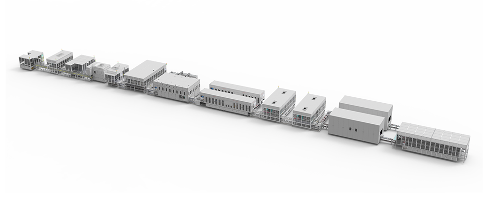 全自动方形电池电芯装配线